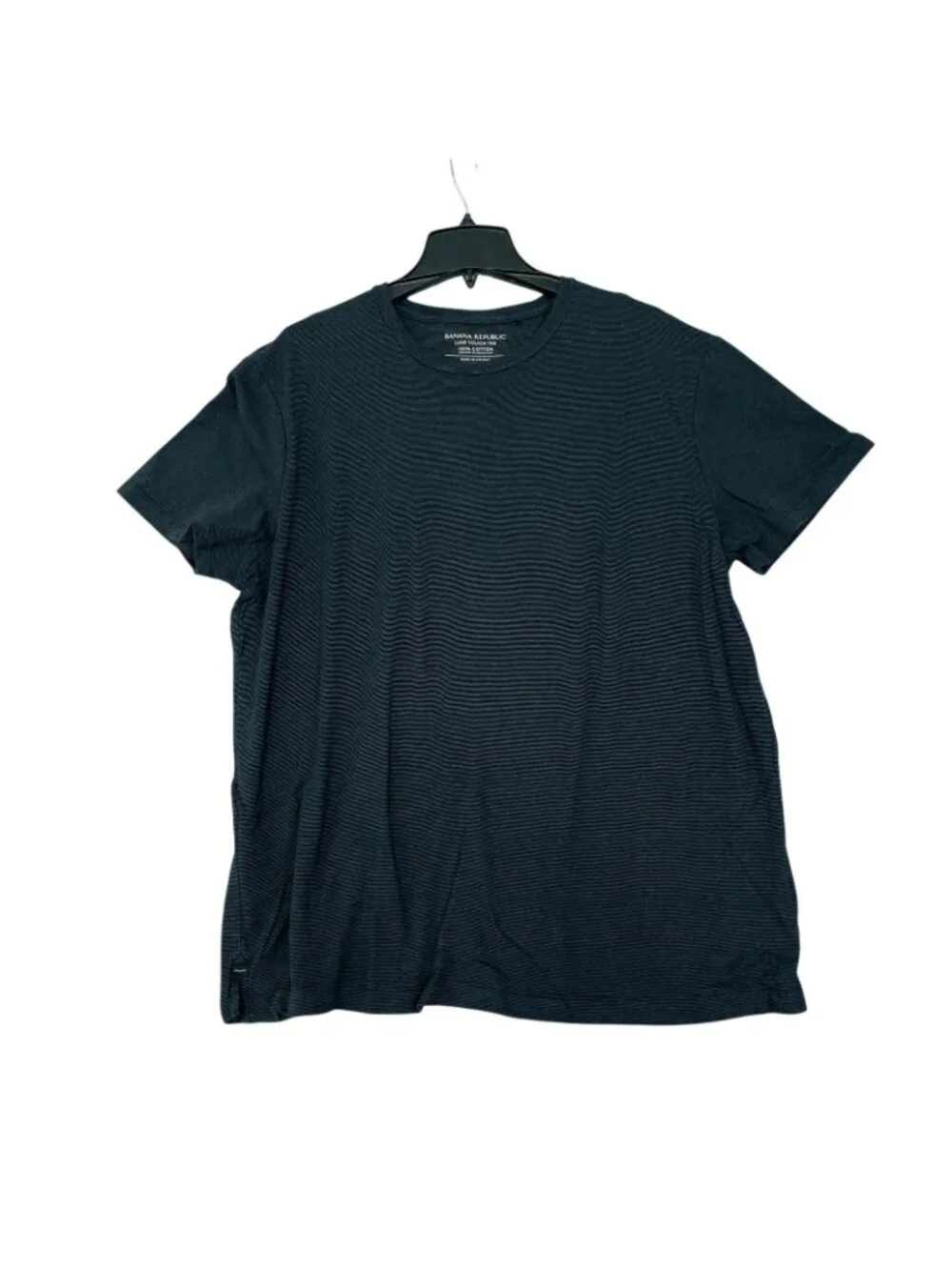 NWOT Banana Republic Men's XXL Luxe Touch Tee 100% Cotton Black
